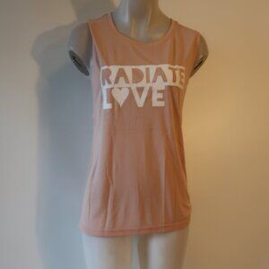 NWT Womens Luciana "Radiant Love" Peach Tank Top M